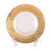 Gold Glass Charger Plate