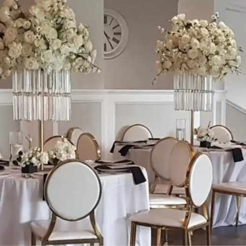 Round Crystal Centerpiece