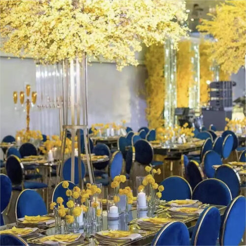 Floral Gold Stand